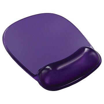 Staples Gel Mouse Pad/Wrist Rest Combo, Purple (18265)