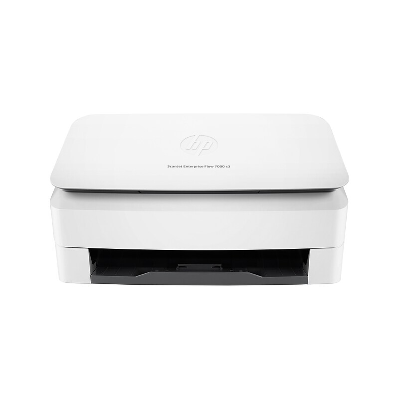 HP ScanJet Enterprise Flow 7000 S3 Desktop Scanner, White/Black image 1