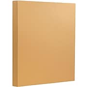JAM Paper Extra Heavyweight 130 lb. Cardstock Paper, 8.5" x 11", Tan Brown, 25 Sheets/Pack (296431637)
