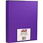 JAM Paper Extra Heavyweight 130 lb. Cardstock Paper, 8.5" x 11", Electric Violet Purple, 25 Sheets/Pack (296331628)~#|#~sp4211730_sc7