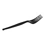 Dixie Individually Wrapped Plastic Fork, Heavy-Weight, Black, 1000/Carton (FH53C7)~#|#~sp42124545_sc7