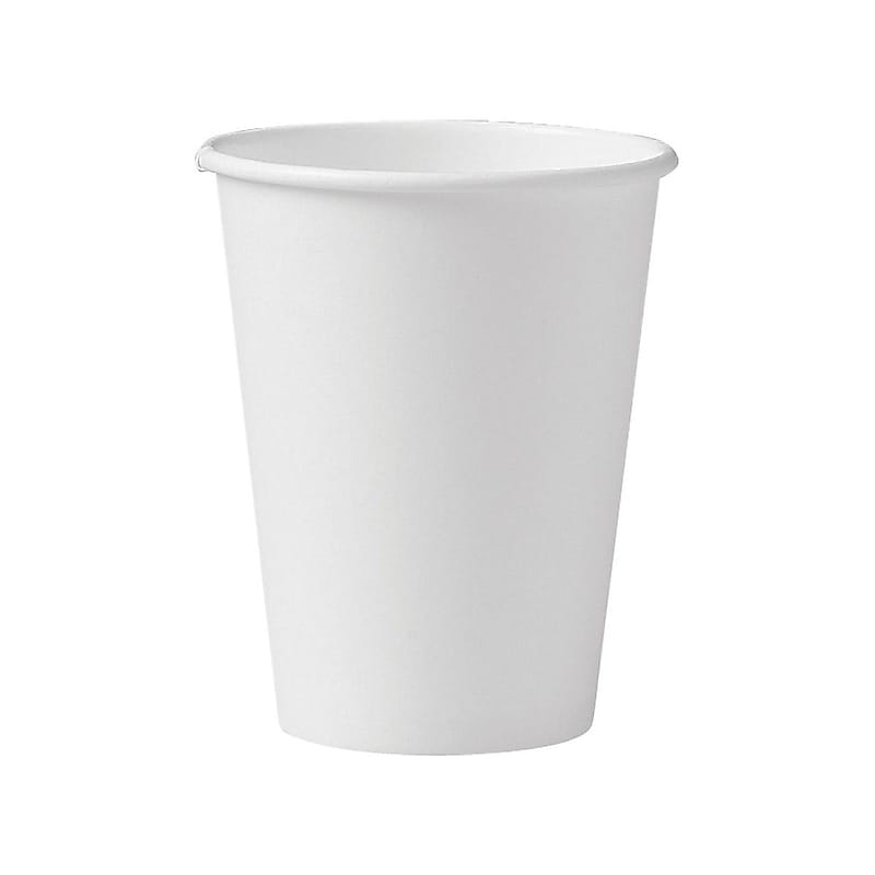 Solo Hot Cups, 12 Oz., White, 1000/Carton (412WN-2050) image 1