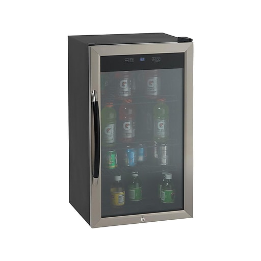 Avanti 3 Cu. Ft. Refrigerator, Black/Stainless Steel (BCA306SS-IS