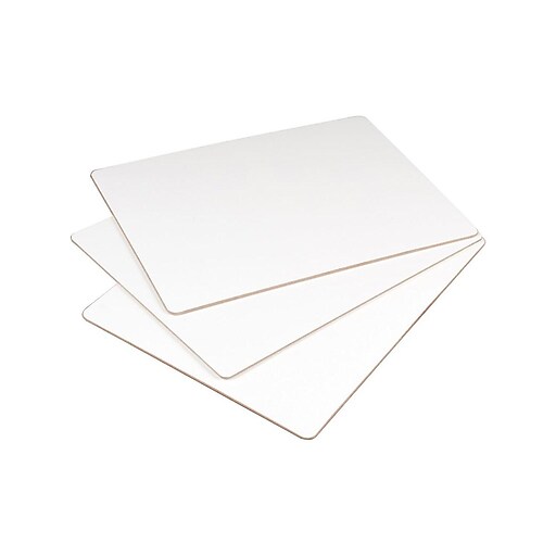 Essentials DryErase Whiteboards, 1' x 1' (62924) Staples