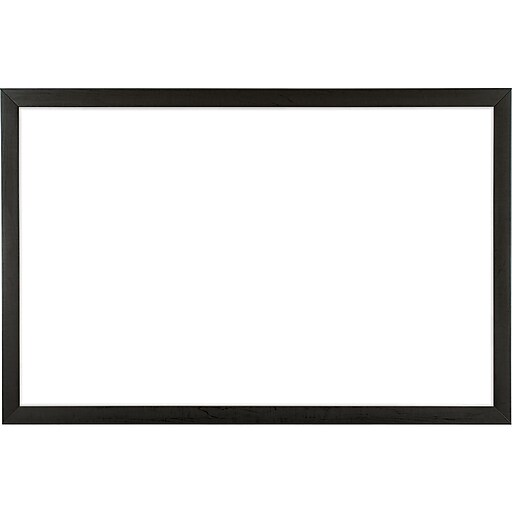 U Brands Dry Erase Board 35 x 23 Black Wood Frame at Staples