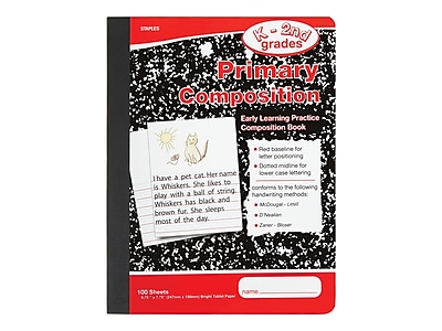 UPC 718103190473 product image for Staples Primary Composition Notebook (K - 2nd), 9.75