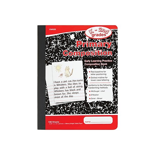composition book 9 3 4 x 7 1 2