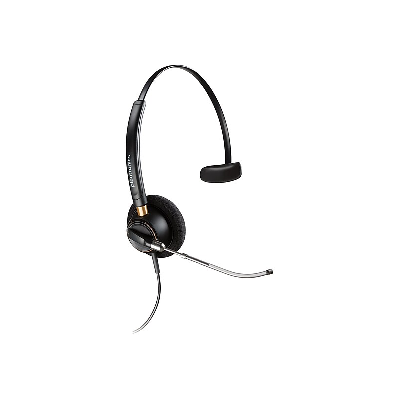 Poly EncorePro HW510V Phone Headset, Over-the-Head, Black (‎783Q3AA#ABA) image 1