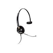 Plantronics EncorePro HW510V Phone Headset, Over-the-Head, Black (89435-01)