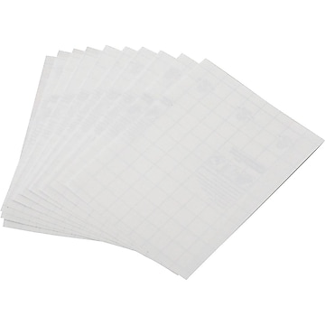 Staples Glossy Self-Adhesive Sheets, Letter Size, 50/Pack (28504)