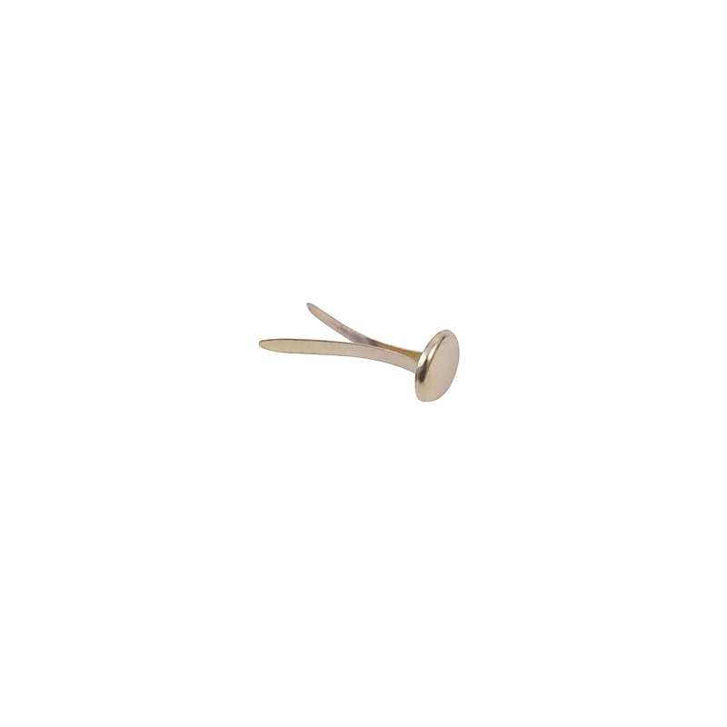 Staples Round Head Fasteners, Gold, 100/Pack (44412) image 1