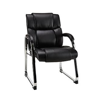 Staples Sonada Faux Leather Guest Chair, Black (28364-CC)