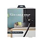 UT Wire 12' Rubber Wrap Cable Concealer, Black (UTW-FCW12-BK)~#|#~sp42125051_sc7
