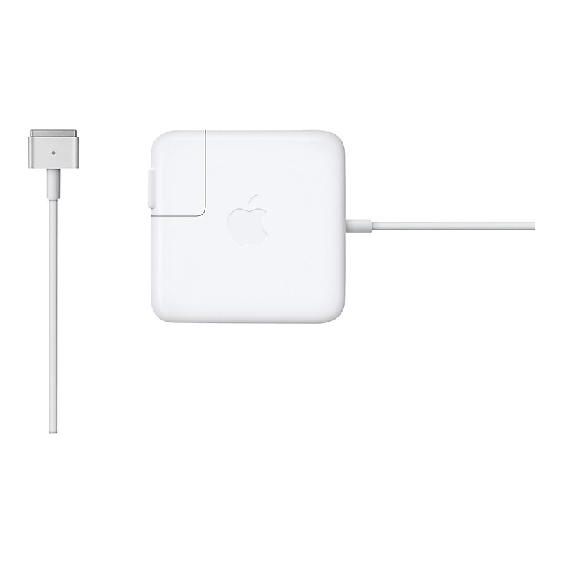 Apple MagSafe-2 Power Adapter for MacBook Pro with Retina Display, Magnetic DC Connector, White (MD506LL/A) image 1