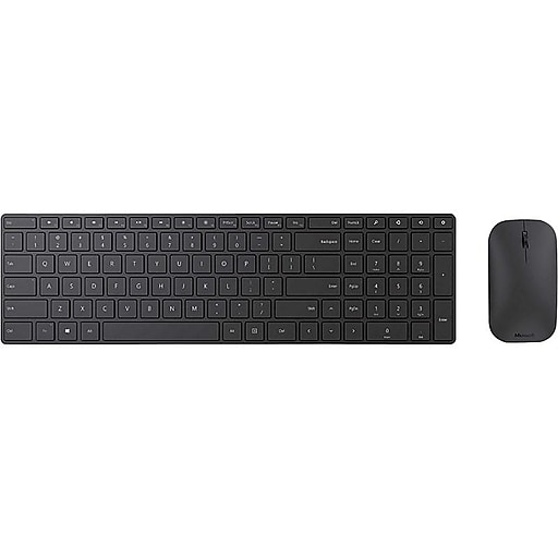 Microsoft Designer Bluetooth Desktop Wireless Keyboard Mouse Black 7n9 At Staples