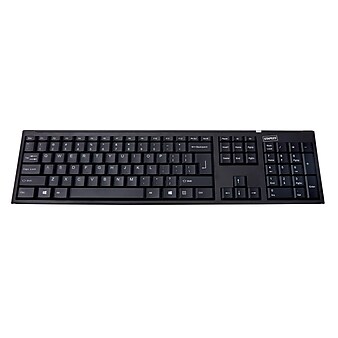 Staples Wireless Keyboard & Mouse, Black (28036)