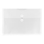 JAM Paper Plastic Envelopes with Button and String Tie Closure, Legal Size, Clear, 12/Pack (219B1CL)~#|#~sp42125162_sc7