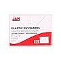 JAM Paper® Plastic Envelopes with Hook & Loop Closure, Letter Size, Clear, 12/Pack (218V0CL)~#|#~sp42125172_sc7
