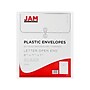 JAM Paper Standard Plastic Filing Envelope, Letter, Clear, 12/Pack (118B1CL)~#|#~sp42125190_sc7