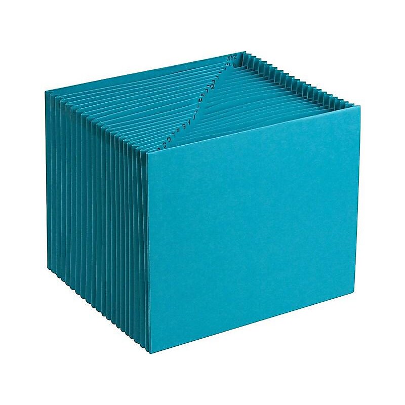 Smead Expanding File, A-Z Index, Letter Size, 21-Pocket, Teal (70717) image 1