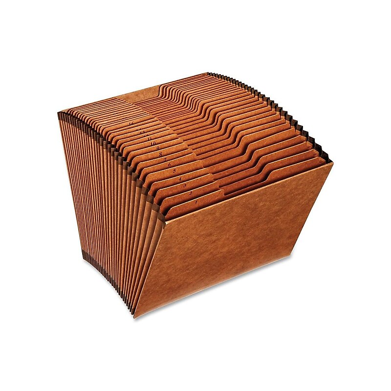 Pendaflex Heavy Duty Expanding File, 1-31 Index, Letter Size, 31-Pocket, Brown (R217DHD) image 1