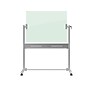 Quartet Infinity Magnetic Glass Dry-Erase Mobile Presentation Whiteboard Easel, Silver Base, 3' x 4' (ECM43G)~#|#~sp42125364_sc7