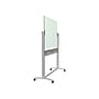 Quartet Infinity Magnetic Glass Dry-Erase Mobile Presentation Whiteboard Easel, Silver Base, 3' x 4' (ECM43G)~#|#~sp42125365_sc7