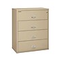 FireKing Classic 4-Drawer Lateral File Cabinet, Fire Resistant, Parchment, Letter/Legal, 44.5"W (4-4422-CPA)~#|#~sp42125374_sc7
