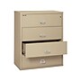 FireKing Classic 4-Drawer Lateral File Cabinet, Fire Resistant, Parchment, Letter/Legal, 44.5"W (4-4422-CPA)~#|#~sp42125375_sc7