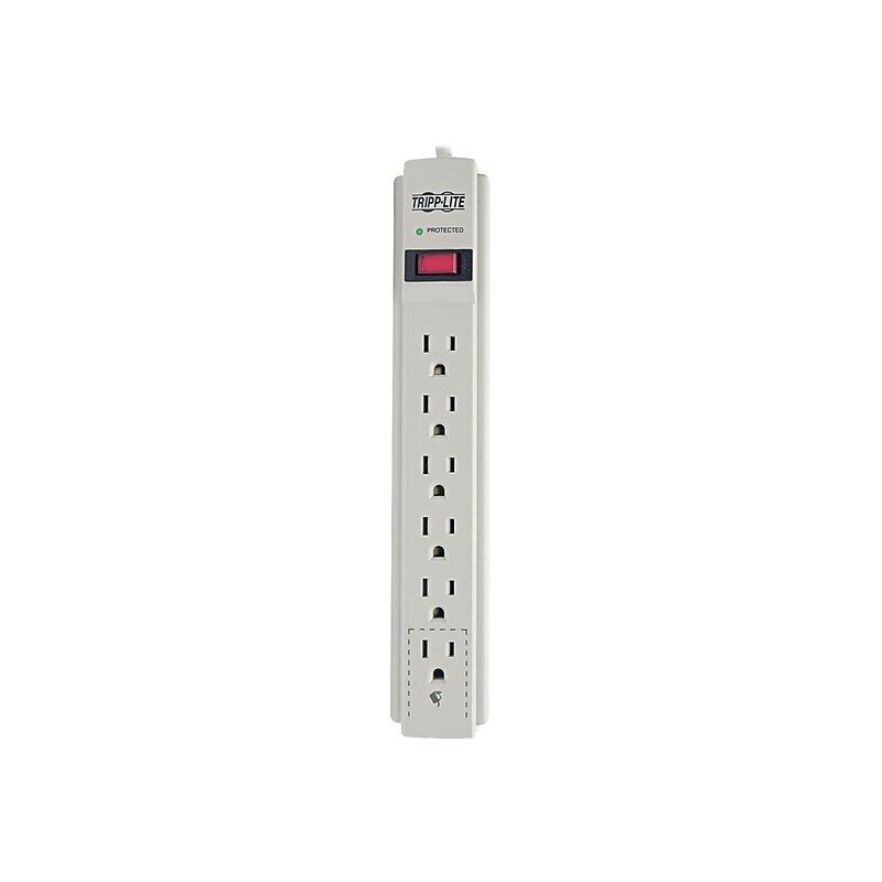 Tripp Lite Protect It! 6-Outlet Surge Protector, 15' Cord (TLP615) image 1