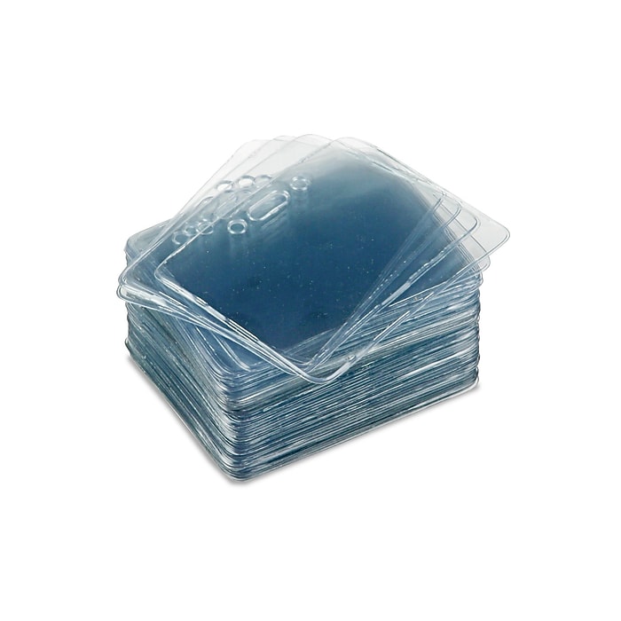 Advantus ID Badge Holders, Clear, 50/Pack (75450) | Staples