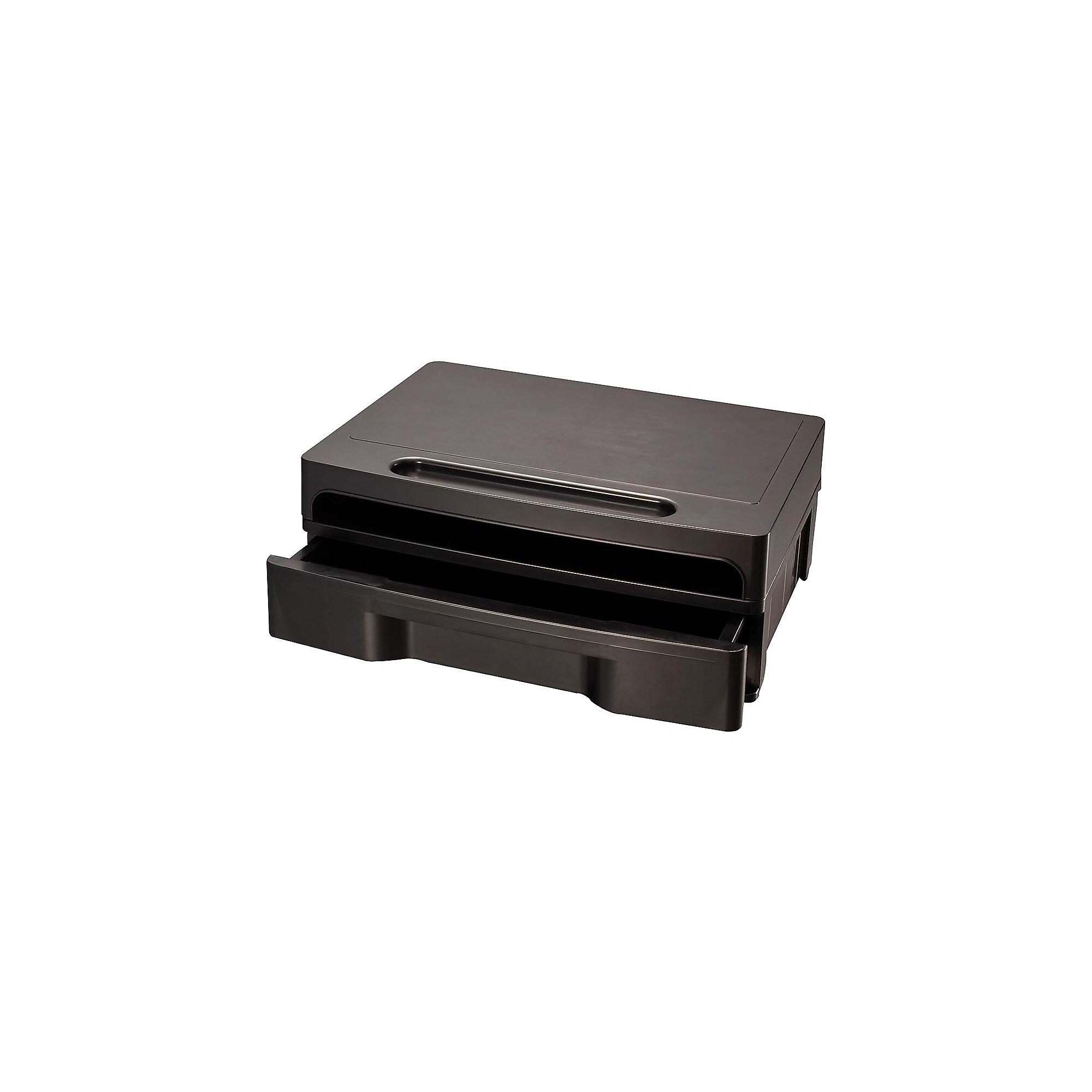 Officemate 200 Series Executive Monitor Stand, Black (22502) Simolary simolary.com