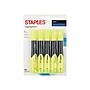 Staples Hype Tank Highlighters, Chisel Tip, Yellow, 5/Pack (29219)~#|#~sp42125591_sc7