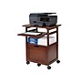 Winsome Piper 3-Shelf Wood Mobile Printer Stand with Swivel Wheels, Walnut (94427)~#|#~sp42125645_sc7