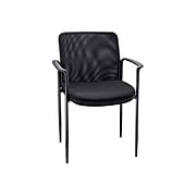 Staples Roaken Mesh Guest Chair, Black (25087)