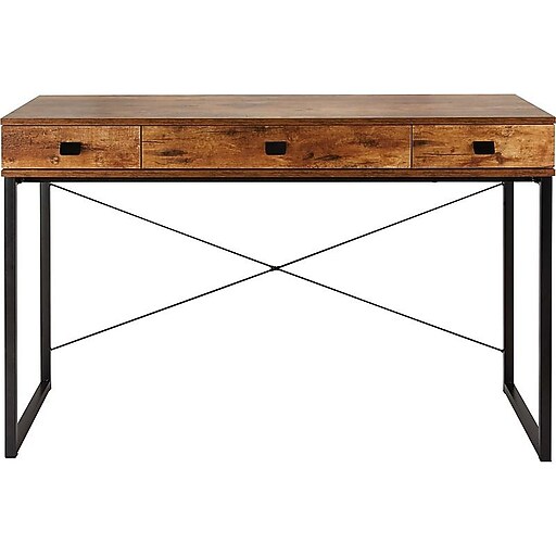 Staples Hunstone 47" Writing Desk, Brown (29452) at Staples