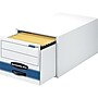 Bankers Box Stor/Drawer Steel Plus File Drawers, Letter Size, White/Blue, 6/Carton (00311)~#|#~sp42125687_sc7