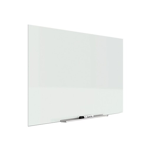 Quartet® InvisaMount™ Glass DryErase Board, 39” x 22”, White