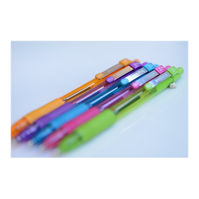 Zebra Z-Grip Retractable Ballpoint Pen, Medium Point, 1.0mm