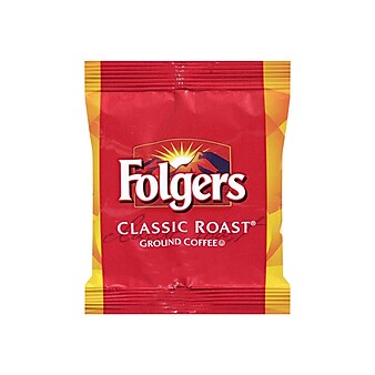 Folgers Classic Roast Ground Coffee, Medium Roast, Fraction Packs, 42/Carton (PRO18999)
