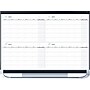 Quartet Prestige Magnetic Total Erase Calendar Whiteboard, Graphite Frame, 3' x 2' (4MCP23P2)~#|#~sp42125763_sc7