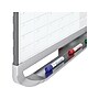 Quartet Prestige Magnetic Total Erase Calendar Whiteboard, Graphite Frame, 3' x 2' (4MCP23P2)~#|#~sp42125764_sc7