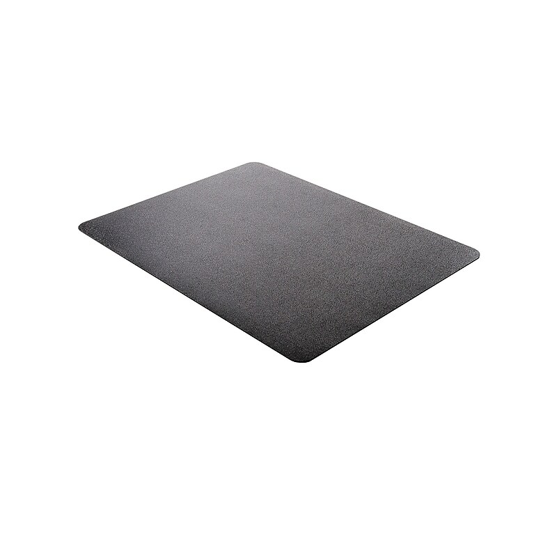 Deflect-O EconoMat Hard Floor Chair Mat, 46" x 60'', Black (CM21442FBLKCOM) image 1