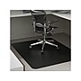 Deflect-O EconoMat Hard Floor Chair Mat, 46" x 60'', Black (CM21442FBLKCOM)~#|#~sp42125792_sc7