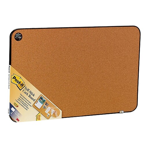 Shop Staples for Postit® 36" x 22" Sticky Cork Board