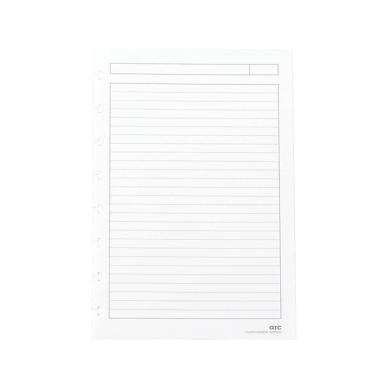 Staples® Narrow Ruled Filler Paper, 5.5" x 8.5", 50 Sheets/Pack, 50/Pack (25181) image 1