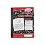 Staples® Composition Notebooks, 7.5" x 9.75", Primary Ruled, 100 Sheets, Black/Red, 12/Carton (42079CT)~#|#~sp42125840_sc7