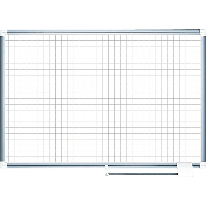 MasterVision Gold Ultra Magnetic Lacquered Steel Planning Board, Aluminum Frame, 6' x 4' (MA2747830) image 1