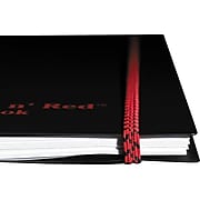 Black n' Red Professional Notebook, 8.25" x 11.75", Wide Ruled, 70 Sheets, Black (E67008)