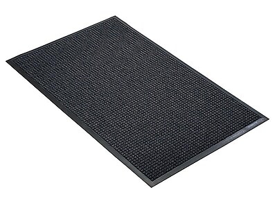 Charcoal Solid Doormat - (2'X3') - HomeTrax, Adult Unisex, Grey